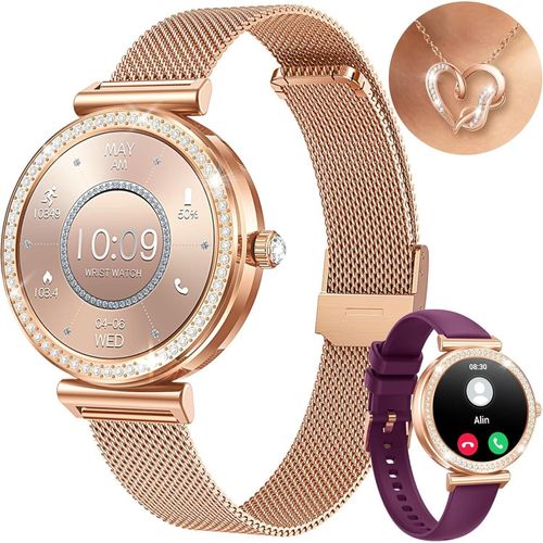 Smartwatch Damen mit Halskette Geschenk 1,27