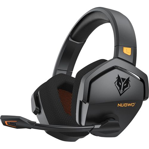 Wireless Gaming Headset für PS5, PS4, PC, Rauschunterdrückung über Ohr-Gaming-Kopfhörer mit Mikrofon, 17+ Stündige Wireless-Nutzung