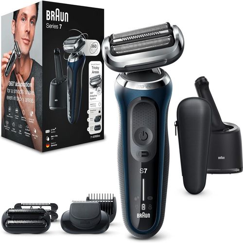 HaarschneiderElektrorasierer 360° Flex mit Reinigungsstation, Trimmer & Rasierer Herren Elektrisch