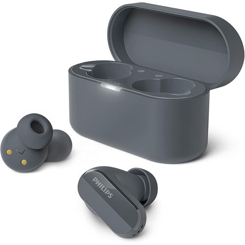 Wireless Bluetooth Noise Cancelling In-Ear Headphones with Mic | Natural Sounding Silicone Earbuds | Up to 21 Hours Play Time | IPX4 Water Resistant |