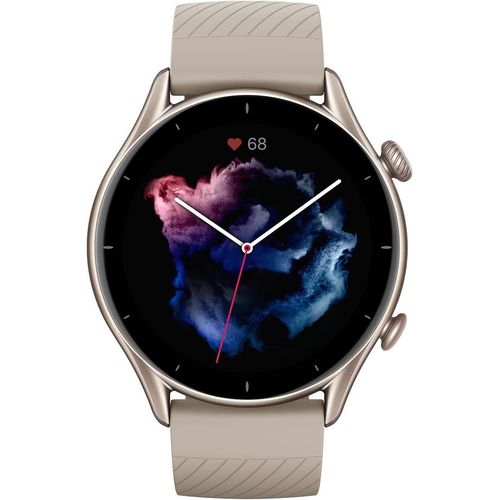 Smartwatch mit Alexa, 21 Tage Akku, AMOLED-Display, 150+ Sportmodi Gesundheitsmessung in 45 Sek. GPS-Tracking anpassbaren Zifferblättern