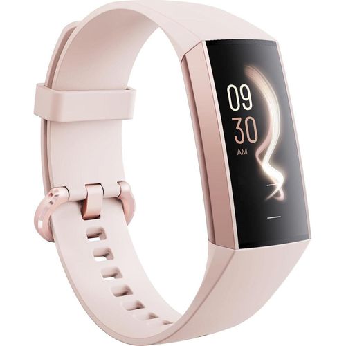 Fitnessuhr Damen Herren mit AMOLED-Display, Fitness Tracker, Schrittzähler, Herzfrequenz- & Blutdruckmessung, Schlafmonitor, Sportmonitor für Android