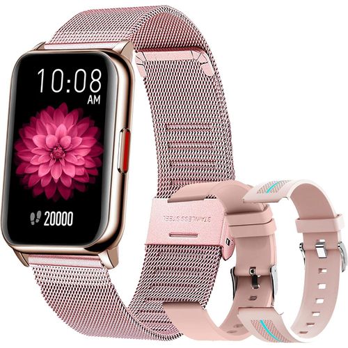 Smartwatch Fitness Tracker mit Pulsuhr, 1.57 Zoll Touchscreen Fitness Armbanduhr, IP68 Wasserdicht Sportuhr mit Schrittzähler Schlafmonitor