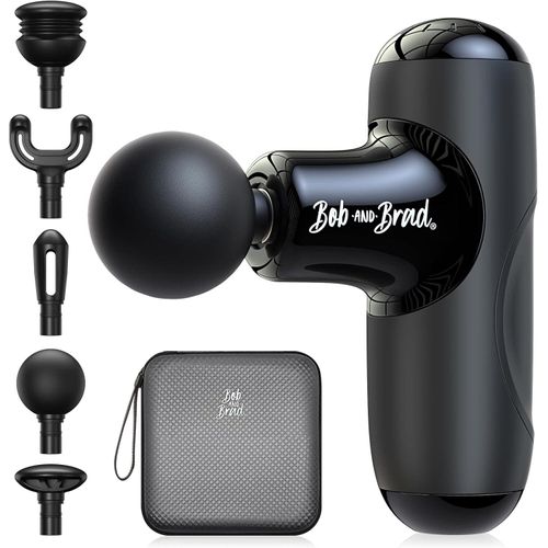 Bob Brad Q2 Mini -Massage -Waffe, Taschengröße Tiefes Gewebe -Schlagmassagel, ultra kleine und tragbare ruhige Waffenmuskulatur Erholung Schmerz, schw