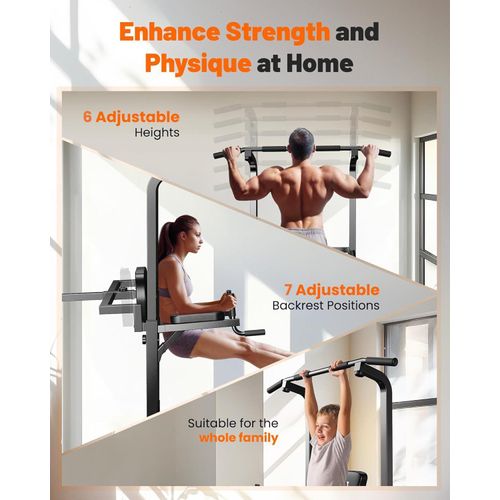 Sportroyals Power Tower Dip Station Pull bar Home Fitnessstudios Krafttraining Training Ausrüstung 450lb