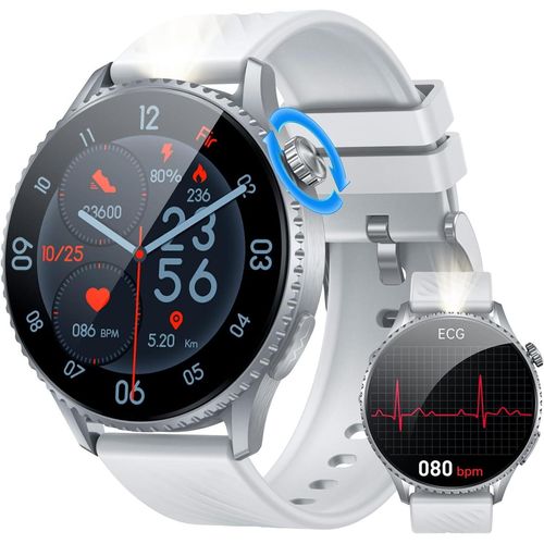 Smartwatch Herren Bluetooth Telefonfunktion Fitnessuhr: 1.56