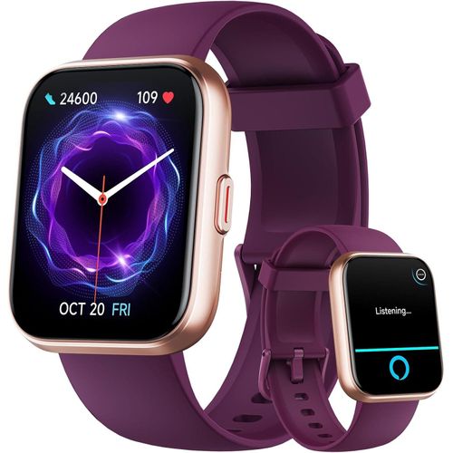 Damen mit Telefonfunktion, Smartwatch mit Alexa, 1.8