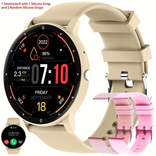 für Damen Herren mit Fitness Tracker, Schlafüberwachung, Schrittzähler, Kalorienzähler, Anrufinformationen