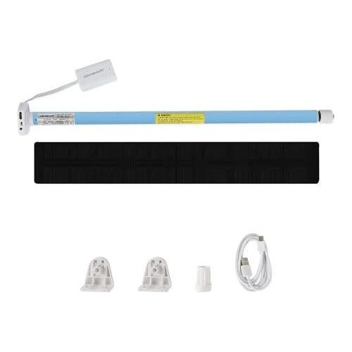 Wiederaufladbarer Zigbee -Rollmotor 17/25/2 mm Rohre, intelligenter Blindmotor, automatische Vorhang -Opener -App/Sprache, Tuya Hub erforderlich (+ So