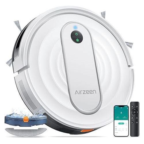 Roboter -Staubsaugerreiniger MOP -Funktion, 4000pa starke Saugleistung J10 Wischregelregel -App Controlled Cleaner, geeignetes hartes Hart
