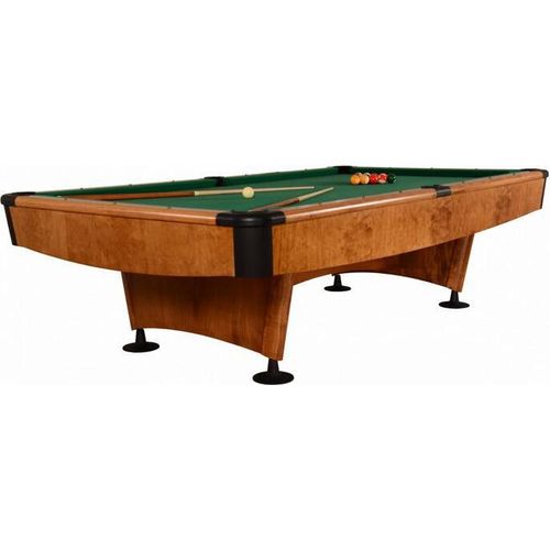 Pooltisch Billardtisch Braun Billardmöbel Freizeittisch Billard-Tisch 9ft