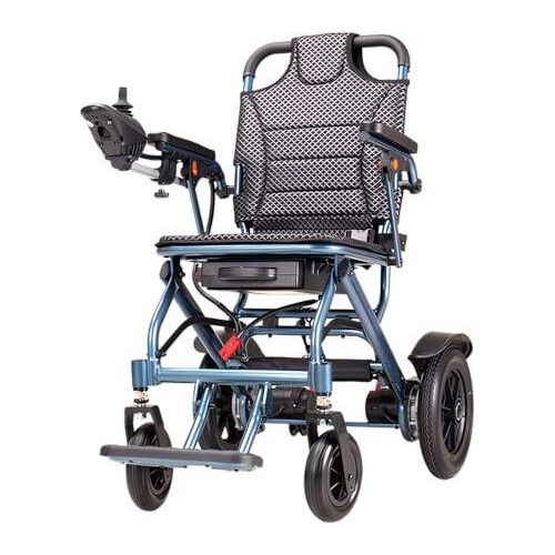 D04 Elektrische Rollstühle, leichter Rollstuhl, faltbare abnehmbare 10 -Ah -Lithiumbatterie 500 W Motor nach oben 20 km, Ladungskapazität 150 kg