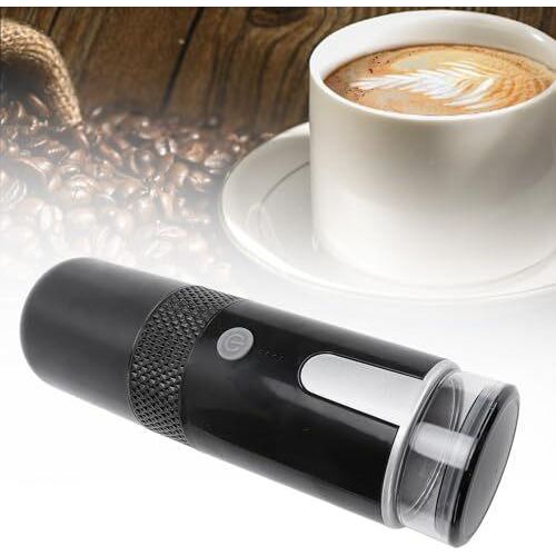 Ejous tragbare elektrische Espressomaschine, Camping-Kaffee-Selbstheizungs-Batterie-Maker-Wohnmobil, Wandern, Büro, kompatible K-Cup-Kapsel