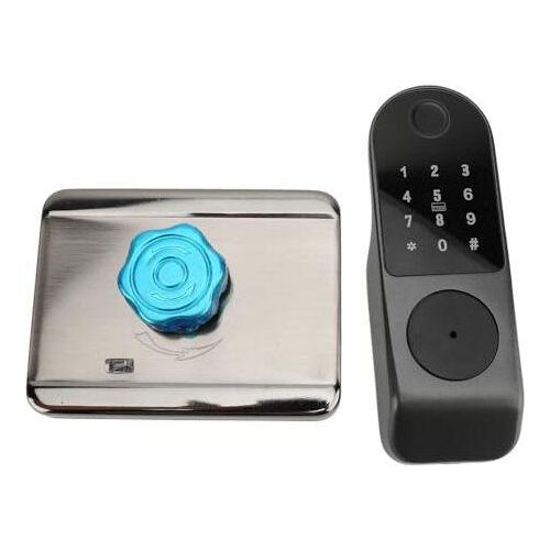 Smart Lock, Fingerabdruckschlüsselloses Eingangstür Lock -App -Steuerung 2 Karten, elektronischer Touchscreen -Tastatur -Set