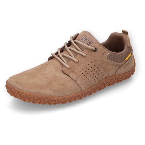 Schnürschuh CAMEL ACTIVE, Herren, Gr. 45, beige, Nubukleder, klassisch, Schuhe, Barfußschuh, Sneaker, Sommerschuh mit Perforierung