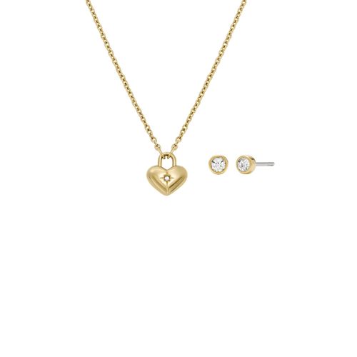 Ohrring und Ketten Set FOSSIL 