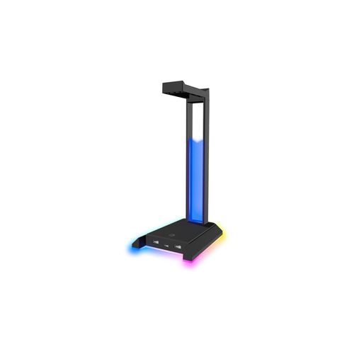 SPEEDLINK EXCELLO NX RGB Headset Stand, USB 2.0 Hub, black