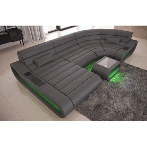 Wohnlandschaft Concept Echtleder