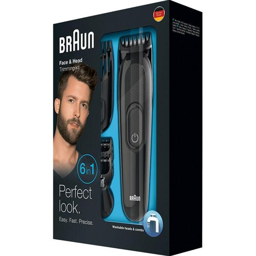 Braun MGK 3020 Multifunktionsrasierset Präzision Bart- Haarstyling 6 in 1 Nose styling.
