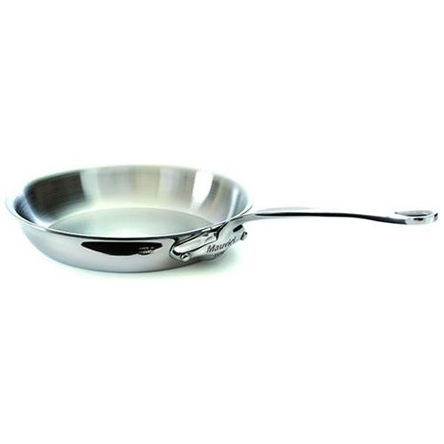 Mauviel 5213 24 Frypan M.cook Ronde Bratpfanne, 24 cm max. Durchmesser, Edelstahl, Induktionsherd-geeignet