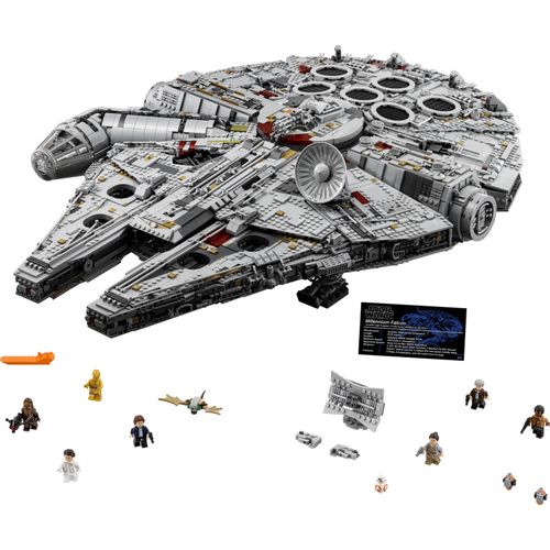 LEGO Star Wars Millenium Falcon großes Bauset für Teenager und Erwachsene 75192