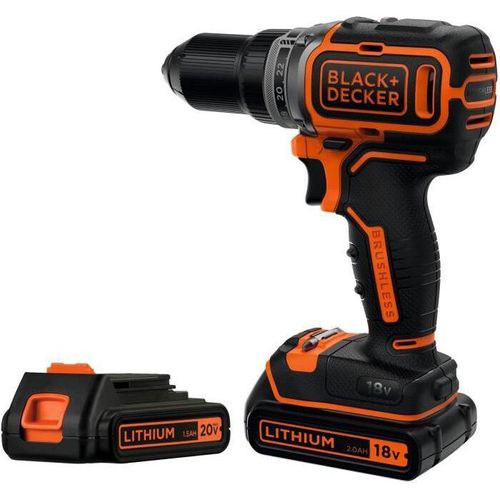 Black+decker wkrtarka 18v bl186kb 52nm 2x2,0ah bl