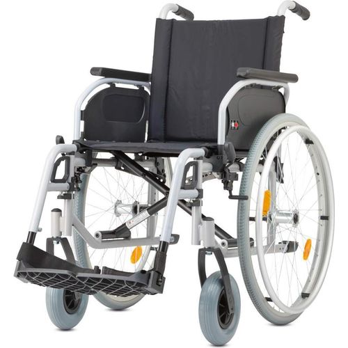 Rollstuhl S-ECO 300,SB37,PU,Duo-Armlehnen,TB,silber,