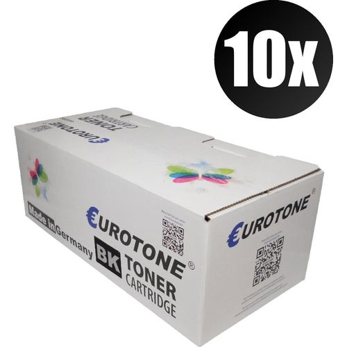 10x XXL Eurotone Toner Alternative für Dell 593-BBBJ 8PTH4 Black Schwarz