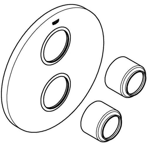 GROHE 47797000 Rosette 47797 chrom