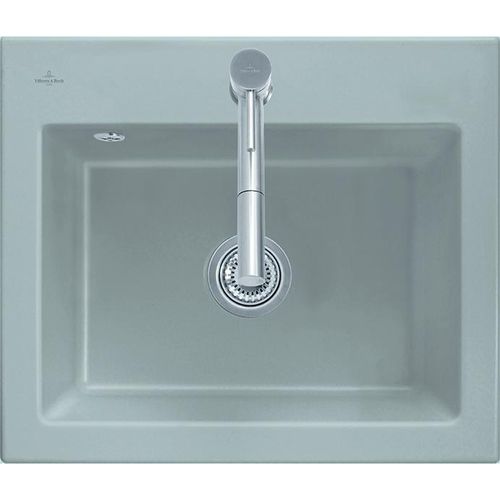Villeroy & Boch Spüle 60 S SUBWAY 600 x 510 mm Handbetätigung timber