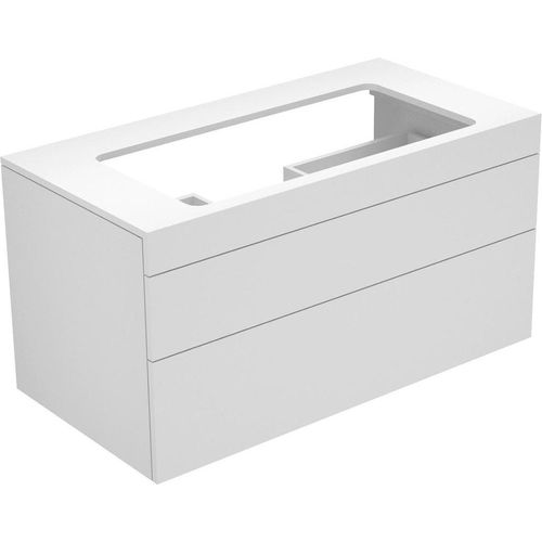 Keuco Waschtischunterbau EDITION 400 1050 x 546 x 535 mm, ohne Hahnlochbohrung trüffel/trüffel