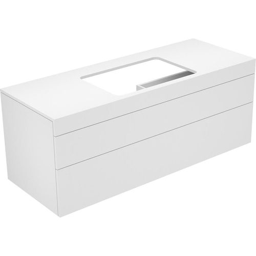 Keuco Waschtischunterbau EDITION 400 1400 x 546 x 535 mm, ohne Hahnlochbohrung trüffel/trüffel