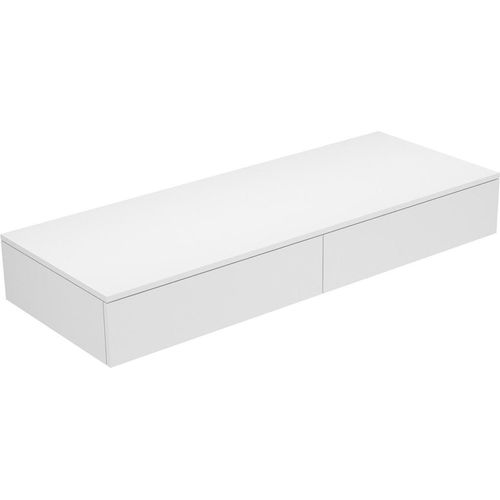 Keuco Sideboard EDITION 400 2 Frontauszüge 2100 x 199 x 535 mm trüffel/trüffel