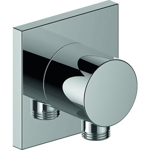 Keuco Schlauchanschluss IXMO DN 15 Rosette eckig Aluminium-finish