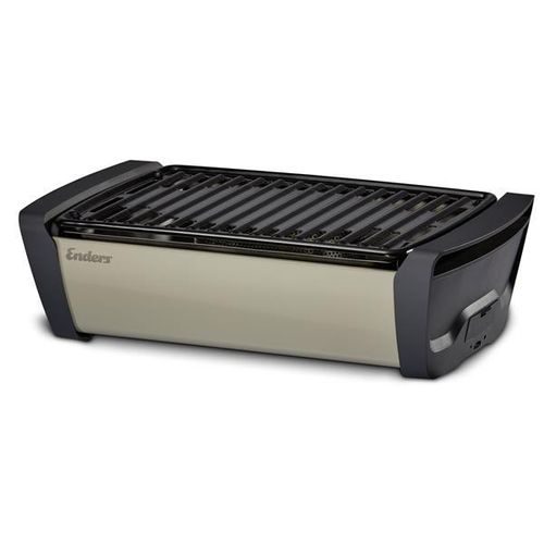Enders Raucharmer Grill / Tischgrill Aurora taupe Grillfläche 37x25cm