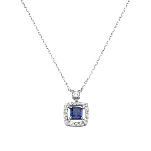 Kristall-Anhänger LADY, silber (silber 925), Schmuckanhänger, Damen, Silber 925 (Sterlingsilber)