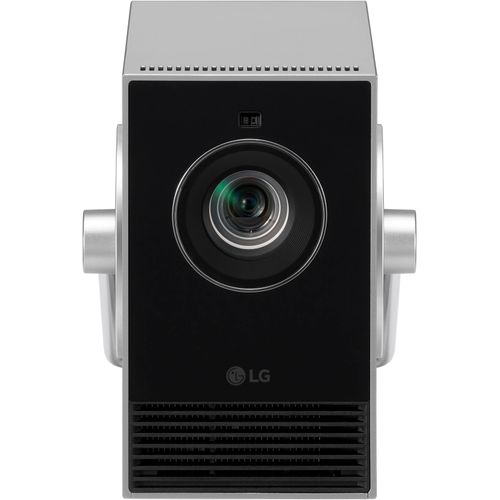 LG Beamer "CineBeam Q Laser 4K Projektor", silber, B:8cm H:13,5cm T:13,5cm, Beamer