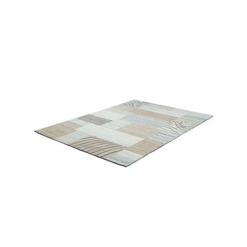 Teppich HEINE HOME Gr. 3, beige (natur, grau), B:90cm H:12mm L:160cm, Wolle, Schurwolle, Teppiche