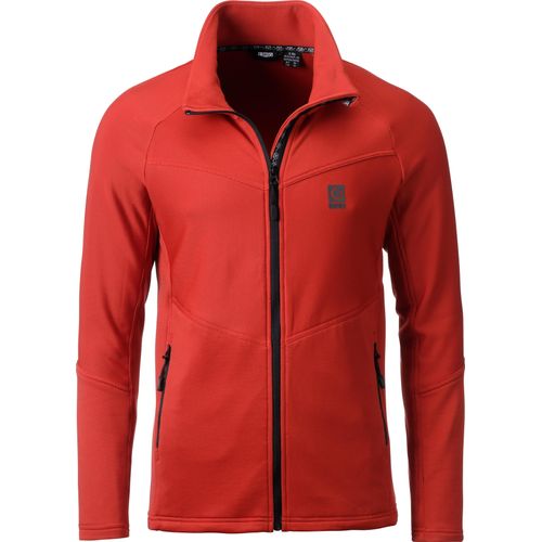 Fleecejacke LPO "Herren-Fleecejacke-Kaspar", Herren, Gr. S, molton lava, 94% Polyester, 6% Elasthan, Jacken