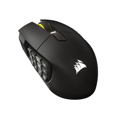 Corsair Scimitar Elite Wireless SE MMO - Gun metal - Gaming Maus (Schwarz)