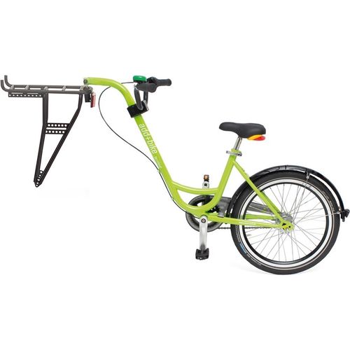 Trailer add + bike by Roland grün, 3-Gang Nabenschaltung mit Freilauf