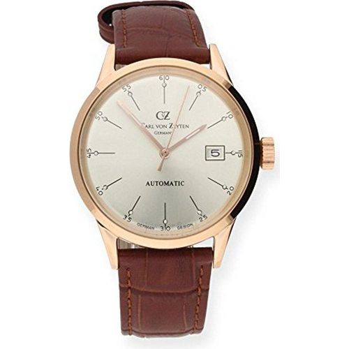 Carl von Zeyten CVZ0002RCR Eschenz Automatik rosègold braun Herren Uhr NEU