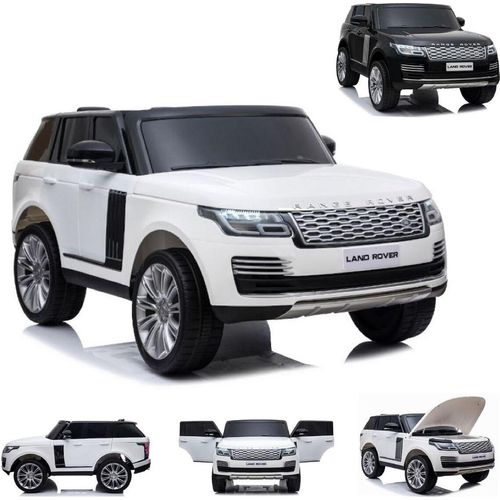 ES-Toys Kinder Elektroauto Land Rover Range Rover EVA-Reifen Allradantrieb weiss