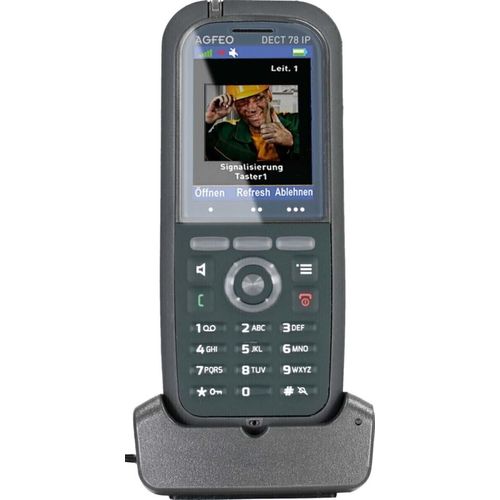 AGFEO Telefon DECT78 IP anthrazit