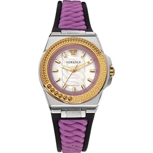 Versace VEHD00220 Chain Reaction silber gold pink schwarz Armband Uhr Damen NEU
