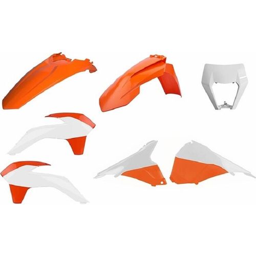 POLISPORT Enduro Plastik-Kit Restyle Originalfarbe passend für KTM EXC/EXC-F