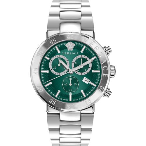 Versace Herren Uhr Armbanduhr Chronograph URBAN MYSTIQUE VEPY01021 Edelstahl