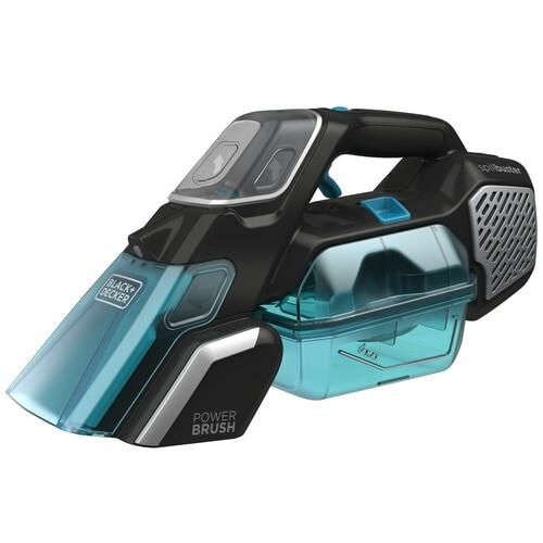 Black & Decker BHSB320JP Kabelloser Staubsauger Trocken/Nass Spillbuster Schwarz/Blau