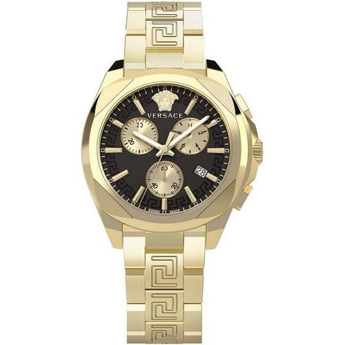 Versace Damen Uhr Armbanduhr Edelstahl Chrono Lady VE3CA0723