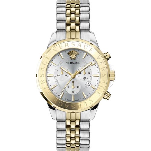 Versace Herren Uhr Armbanduhr Chronograph Signature VEV601623 Edelstahl